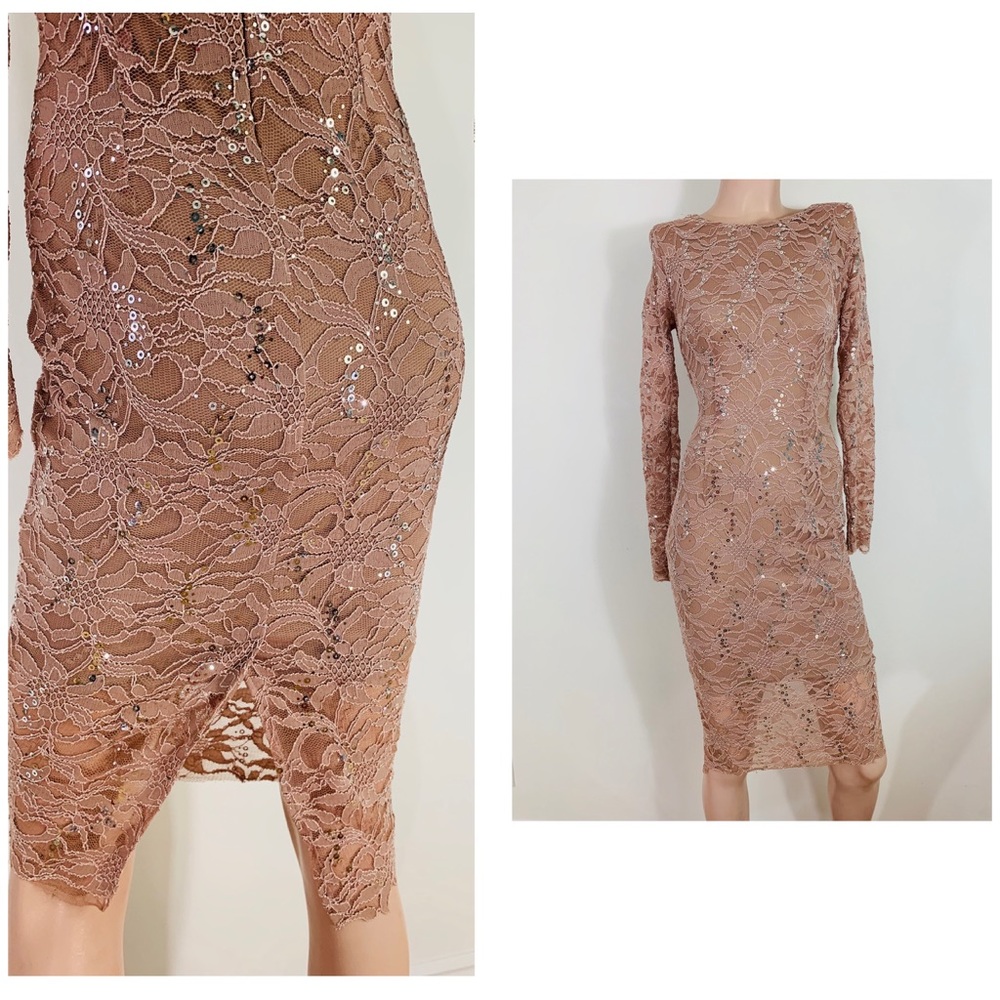 Light Mauve Body Forming Dress